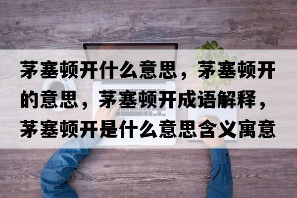 茅塞頓開什么意思，茅塞頓開的意思，茅塞頓開成語解釋，茅塞頓開是什么意思含義寓意