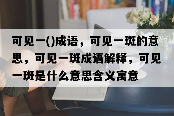 可見一()成語，可見一斑的意思，可見一斑成語解釋，可見一斑是什么意思含義寓意