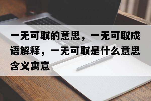 一無可取的意思，一無可取成語解釋，一無可取是什么意思含義寓意