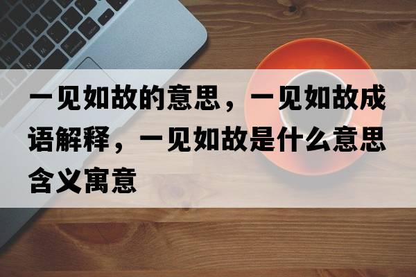 一見如故的意思，一見如故成語解釋，一見如故是什么意思含義寓意
