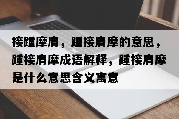接踵摩肩，踵接肩摩的意思，踵接肩摩成語解釋，踵接肩摩是什么意思含義寓意