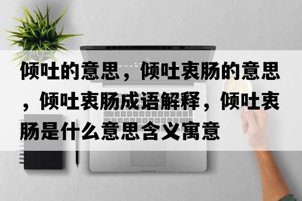 傾吐的意思，傾吐衷腸的意思，傾吐衷腸成語解釋，傾吐衷腸是什么意思含義寓意
