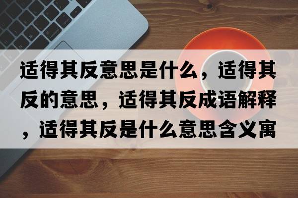 適得其反意思是什么，適得其反的意思，適得其反成語(yǔ)解釋，適得其反是什么意思含義寓意