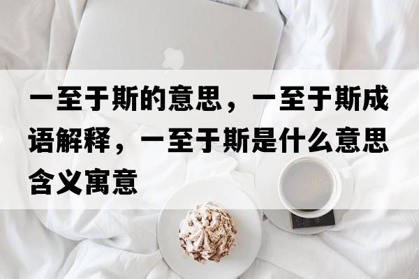 一至于斯的意思，一至于斯成語解釋，一至于斯是什么意思含義寓意