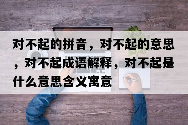 對不起的拼音，對不起的意思，對不起成語解釋，對不起是什么意思含義寓意
