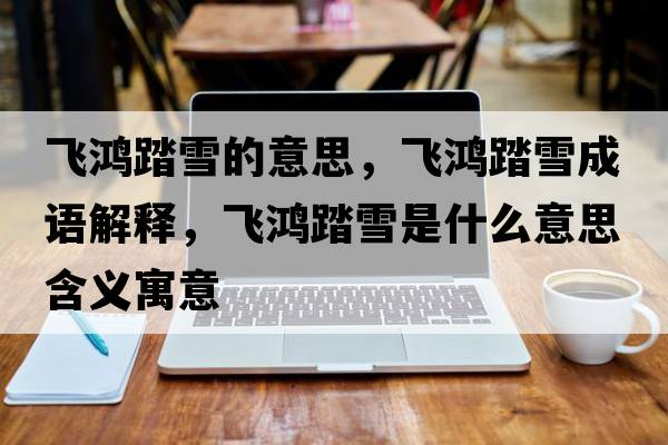 飛鴻踏雪的意思，飛鴻踏雪成語解釋，飛鴻踏雪是什么意思含義寓意