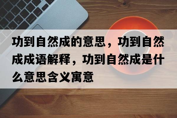 功到自然成的意思，功到自然成成語解釋，功到自然成是什么意思含義寓意
