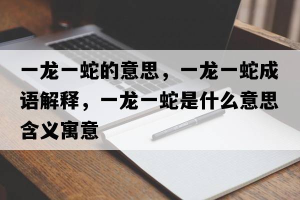 一龍一蛇的意思，一龍一蛇成語解釋，一龍一蛇是什么意思含義寓意