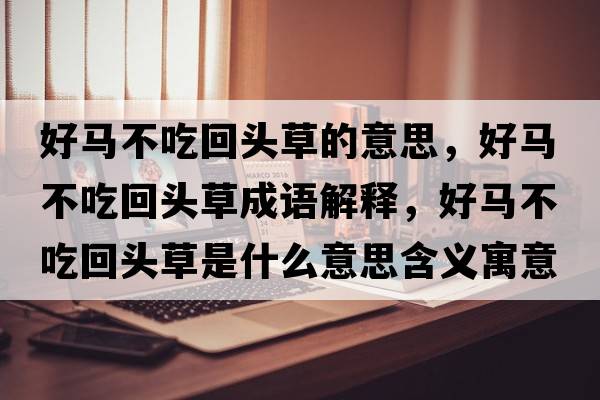 好馬不吃回頭草的意思，好馬不吃回頭草成語解釋，好馬不吃回頭草是什么意思含義寓意