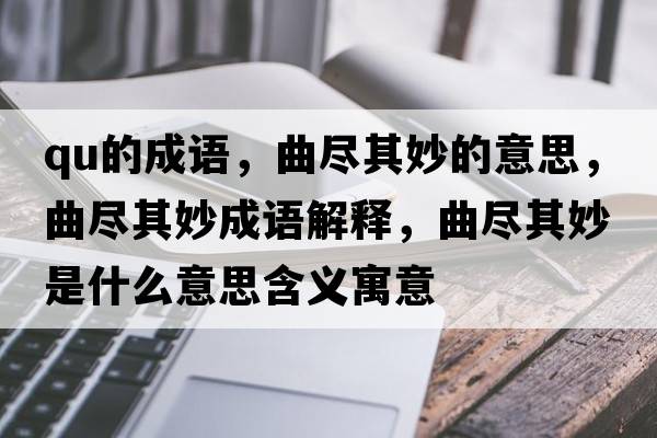 qu的成語，曲盡其妙的意思，曲盡其妙成語解釋，曲盡其妙是什么意思含義寓意
