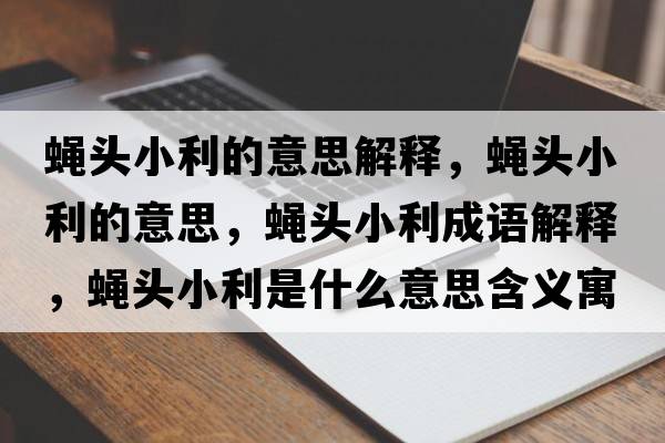 蠅頭小利的意思解釋，蠅頭小利的意思，蠅頭小利成語解釋，蠅頭小利是什么意思含義寓意