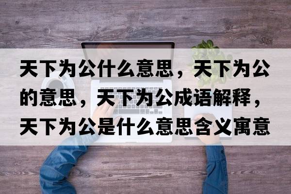 天下為公什么意思，天下為公的意思，天下為公成語解釋，天下為公是什么意思含義寓意