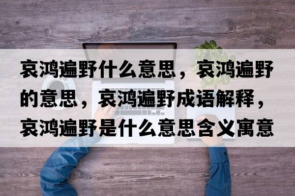 哀鴻遍野什么意思，哀鴻遍野的意思，哀鴻遍野成語解釋，哀鴻遍野是什么意思含義寓意