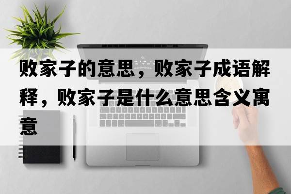 敗家子的意思，敗家子成語(yǔ)解釋，敗家子是什么意思含義寓意
