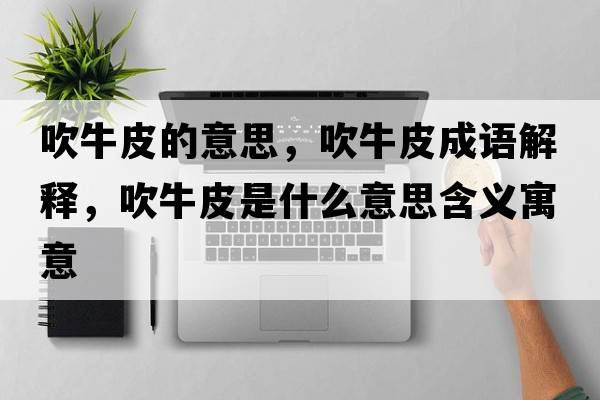 吹牛皮的意思，吹牛皮成語解釋，吹牛皮是什么意思含義寓意