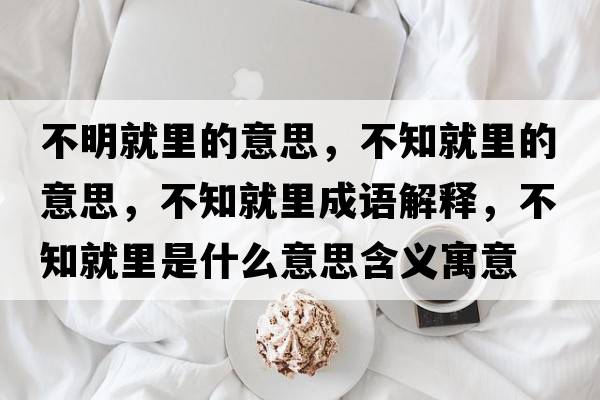 不明就里的意思，不知就里的意思，不知就里成語解釋，不知就里是什么意思含義寓意