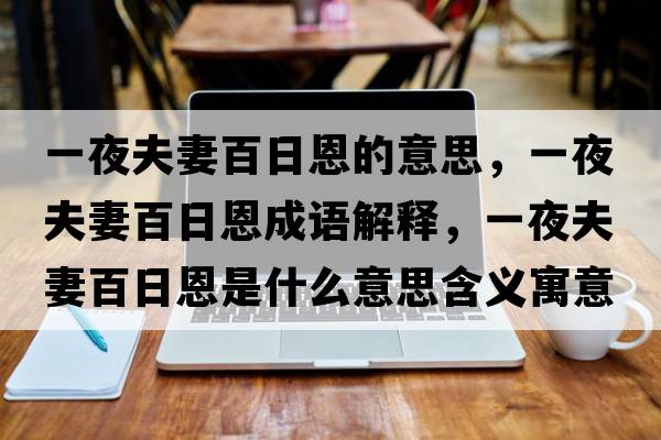 一夜夫妻百日恩的意思，一夜夫妻百日恩成語解釋，一夜夫妻百日恩是什么意思含義寓意