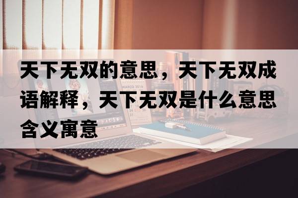 天下無雙的意思，天下無雙成語解釋，天下無雙是什么意思含義寓意