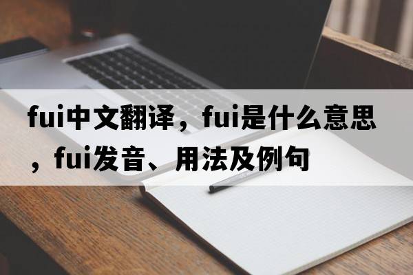 fui中文翻譯，fui是什么意思，fui發(fā)音、用法及例句