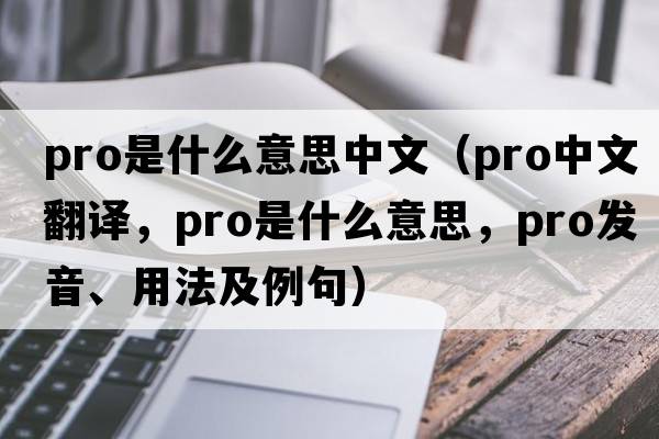 pro是什么意思中文（pro中文翻譯，pro是什么意思，pro發(fā)音、用法及例句）