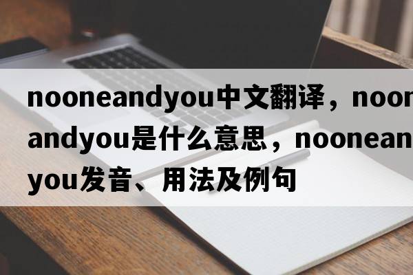 nooneandyou中文翻譯，nooneandyou是什么意思，nooneandyou發(fā)音、用法及例句