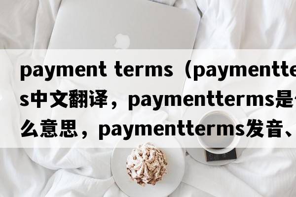 payment terms（paymentterms中文翻譯，paymentterms是什么意思，paymentterms發(fā)音、用法及例句）