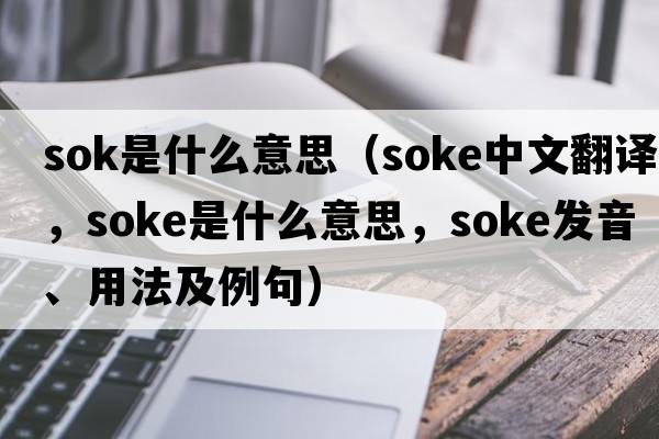 sok是什么意思（soke中文翻譯，soke是什么意思，soke發(fā)音、用法及例句）