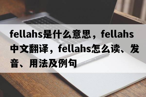fellahs是什么意思，fellahs中文翻譯，fellahs怎么讀、發(fā)音、用法及例句