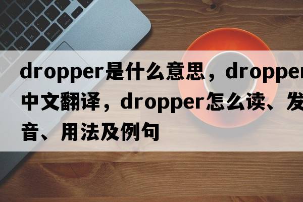dropper是什么意思，dropper中文翻譯，dropper怎么讀、發(fā)音、用法及例句