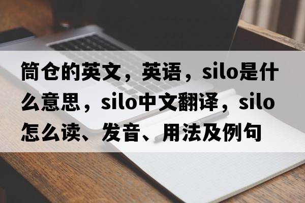 筒倉的英文，英語，silo是什么意思，silo中文翻譯，silo怎么讀、發(fā)音、用法及例句