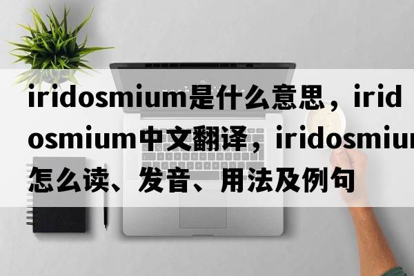 iridosmium是什么意思，iridosmium中文翻譯，iridosmium怎么讀、發(fā)音、用法及例句