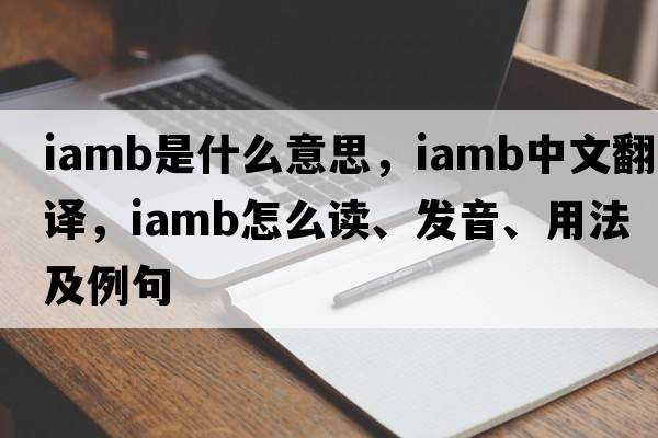 iamb是什么意思，iamb中文翻譯，iamb怎么讀、發(fā)音、用法及例句