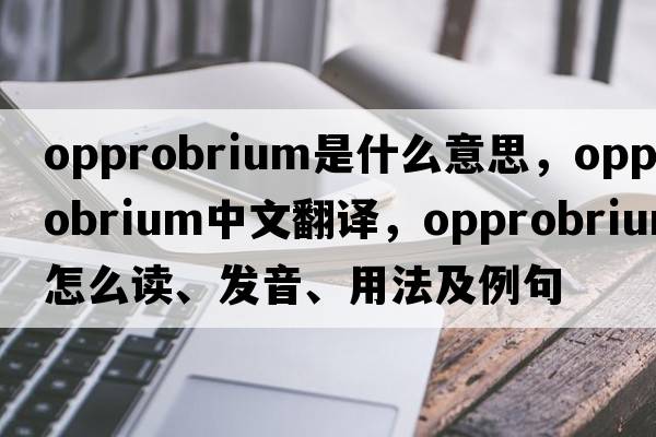 opprobrium是什么意思，opprobrium中文翻譯，opprobrium怎么讀、發(fā)音、用法及例句