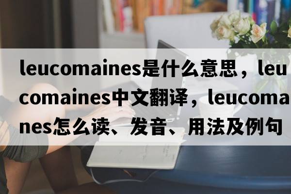 leucomaines是什么意思，leucomaines中文翻譯，leucomaines怎么讀、發(fā)音、用法及例句