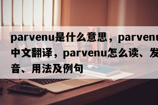 parvenu是什么意思，parvenu中文翻譯，parvenu怎么讀、發(fā)音、用法及例句