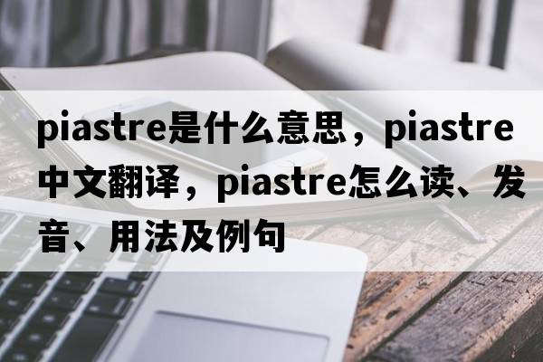 piastre是什么意思，piastre中文翻譯，piastre怎么讀、發(fā)音、用法及例句