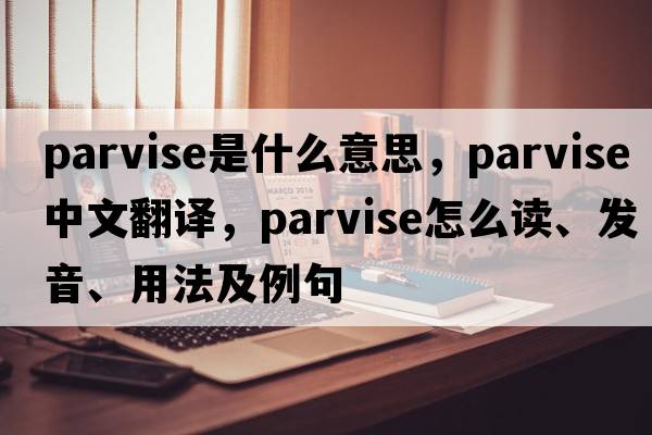 parvise是什么意思，parvise中文翻譯，parvise怎么讀、發(fā)音、用法及例句