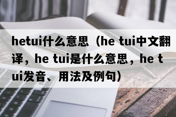 hetui什么意思（he tui中文翻譯，he tui是什么意思，he tui發(fā)音、用法及例句）