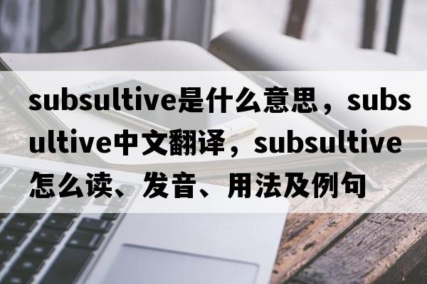 subsultive是什么意思，subsultive中文翻譯，subsultive怎么讀、發(fā)音、用法及例句