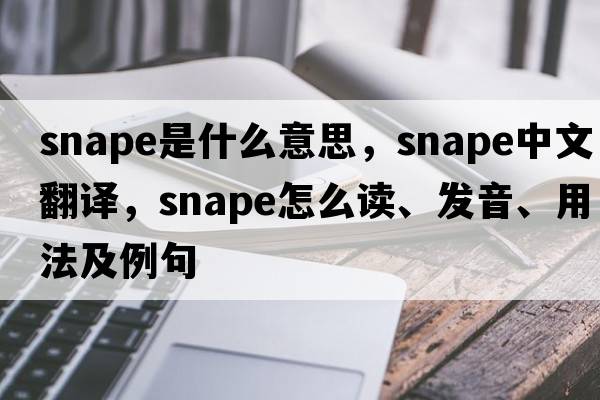 snape是什么意思，snape中文翻譯，snape怎么讀、發(fā)音、用法及例句
