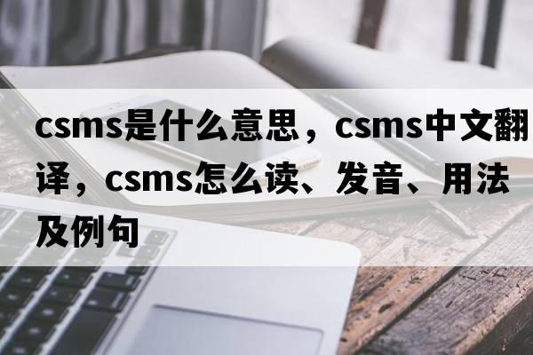 CSMS是什么意思，CSMS中文翻譯，CSMS怎么讀、發(fā)音、用法及例句