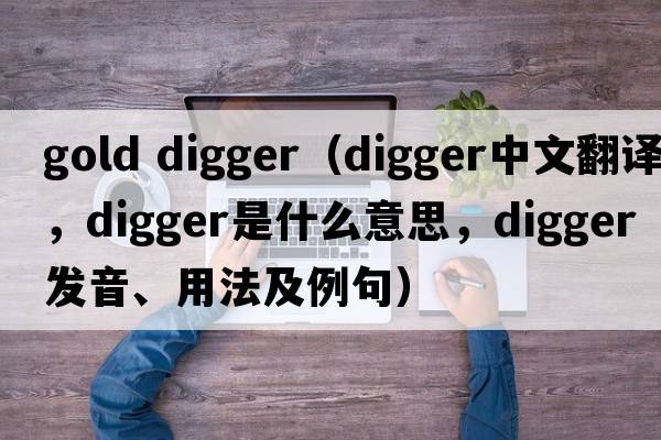 gold digger（digger中文翻譯，digger是什么意思，digger發(fā)音、用法及例句）