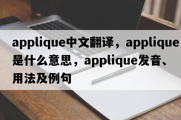 applique中文翻譯，applique是什么意思，applique發(fā)音、用法及例句