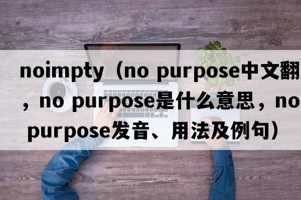 noimpty（no purpose中文翻譯，no purpose是什么意思，no purpose發(fā)音、用法及例句）
