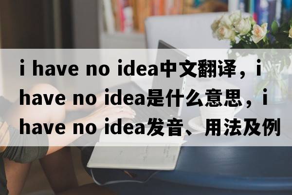 I have no idea中文翻譯，I have no idea是什么意思，I have no idea發(fā)音、用法及例句