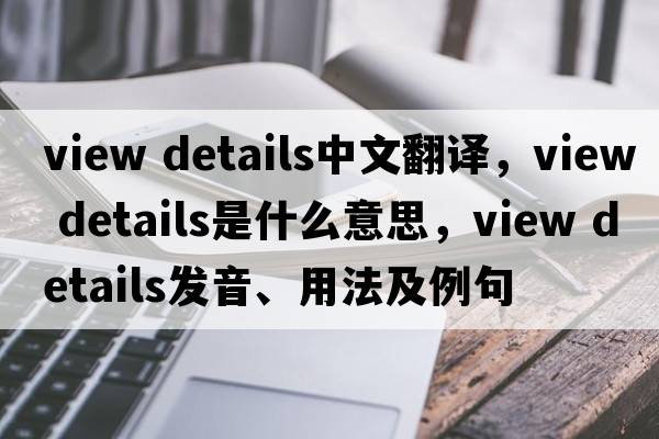view details中文翻譯，view details是什么意思，view details發(fā)音、用法及例句