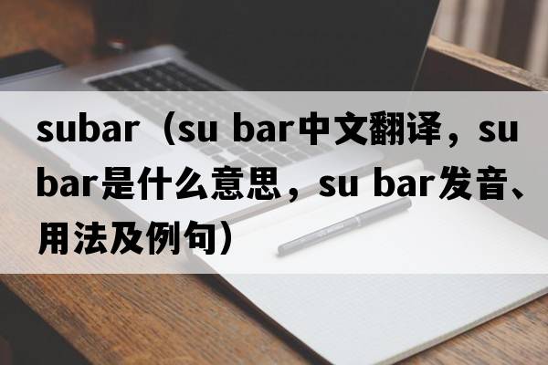 subar（su bar中文翻譯，su bar是什么意思，su bar發(fā)音、用法及例句）