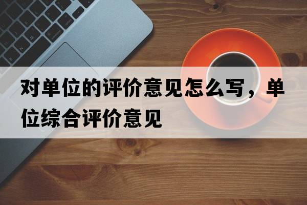 對單位的評價意見怎么寫，單位綜合評價意見