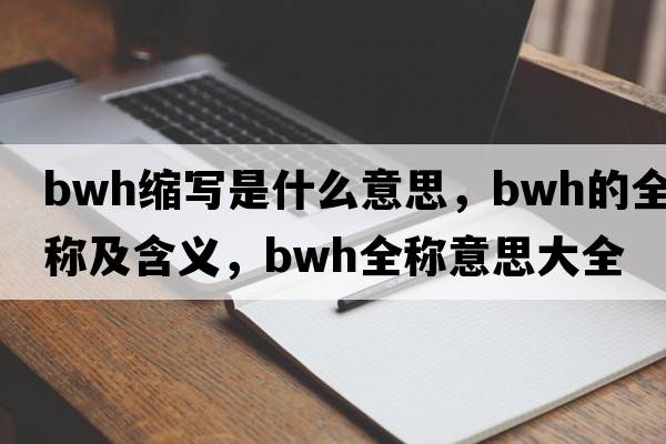 bwh縮寫(xiě)是什么意思，bwh的全稱及含義，bwh全稱意思大全