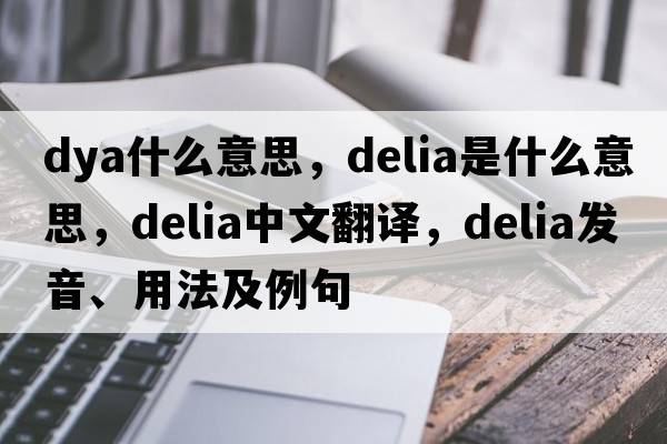 dya什么意思，delia是什么意思，delia中文翻譯，delia發(fā)音、用法及例句